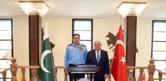 Milli Savunma Bakanı Yaşar Güler, Pakistan Hava Kuvvetleri Komutanı Orgeneral Zaheer Ahmad Baber Sidhu'yu kabul etti