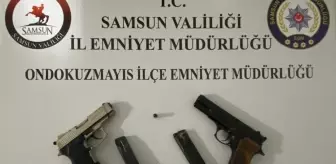 Samsun'da Narko Alan Uygulamasında 2 Tabanca Ele Geçirildi