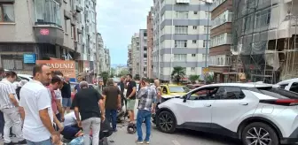 Samsun'da otomobil ile motosiklet çarpıştı: 1 yaralı