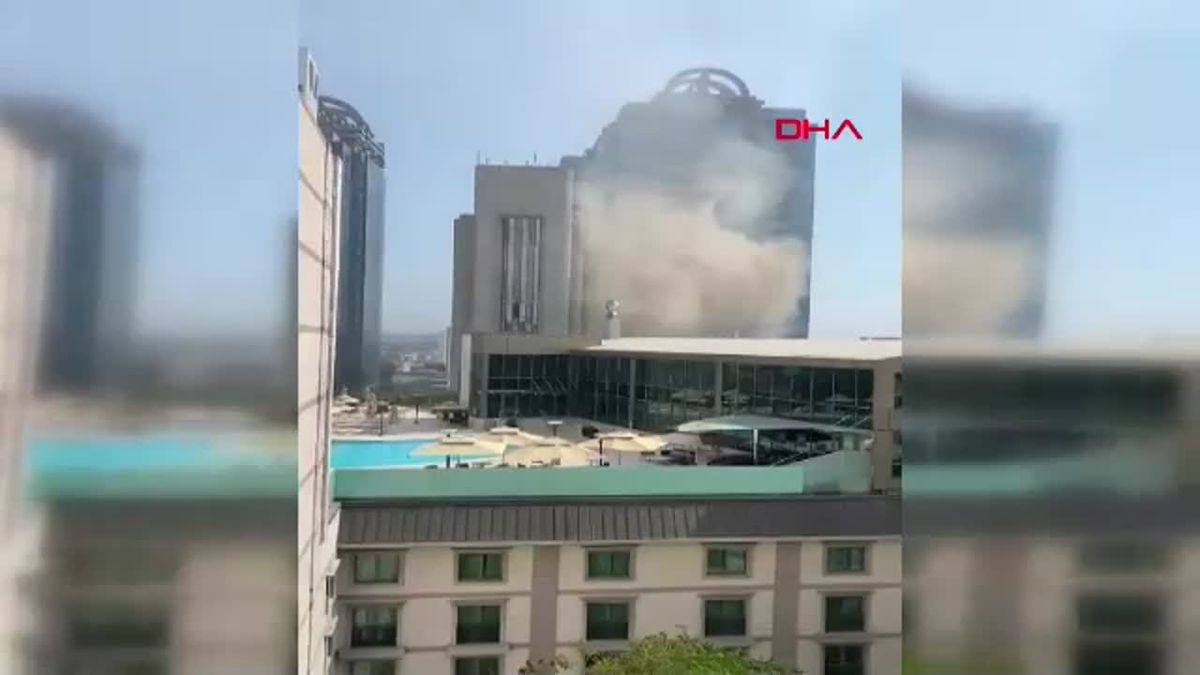 Şişli'de Plaza Yangını: İtfaiye Ekipleri Olay Yerinde