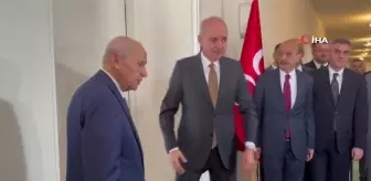 TBMM Başkanı Kurtulmuş, MHP Genel Başkanı Bahçeli ile Görüştü