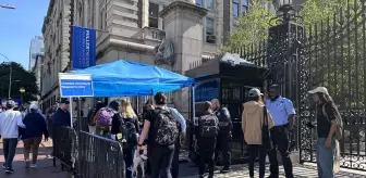 Columbia Üniversitesi'nde İsrail Protestoları Güvenlik Önlemleriyle Başladı