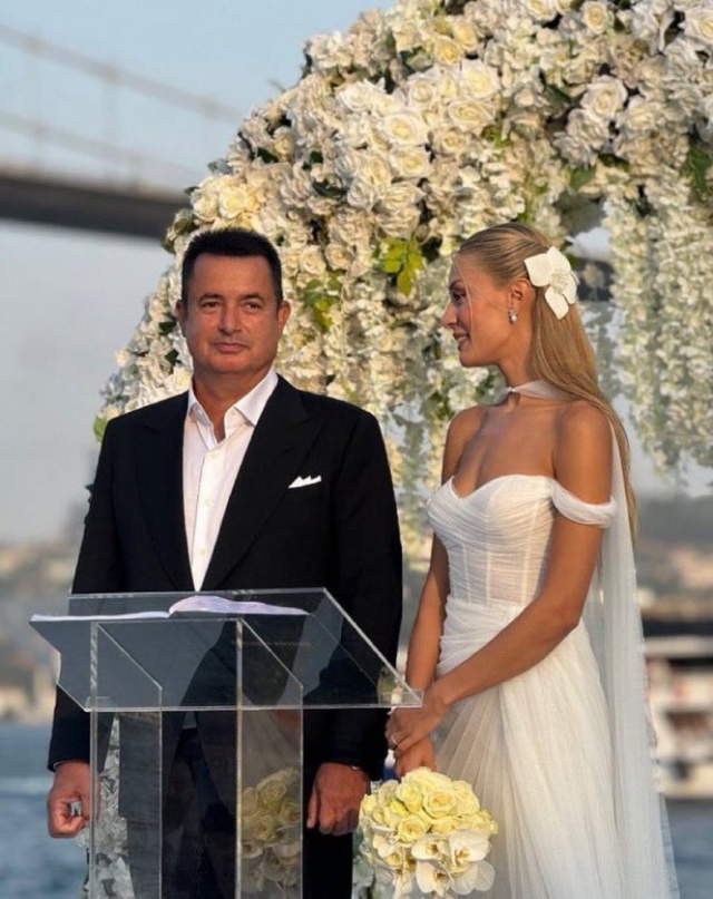 Acun Ilıcalı and Ayça Çağla Altunkaya got married! Here are the first moments from the wedding