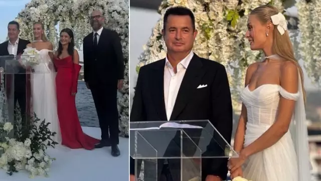 Acun Ilıcalı and Ayça Çağla Altunkaya got married! Here are exclusive shots from the wedding of the year.