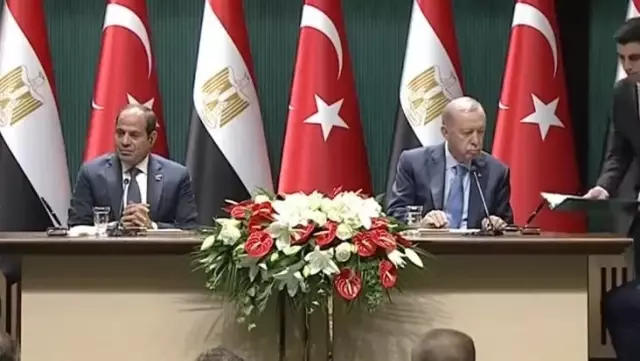 Erdoğan-Sisi summit in Beştepe! 17 agreements were signed between the two countries.