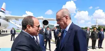 Cumhurbaşkanı Erdoğan, Mısır Cumhurbaşkanı Sisi'yi Resmi Törenle Karşıladı