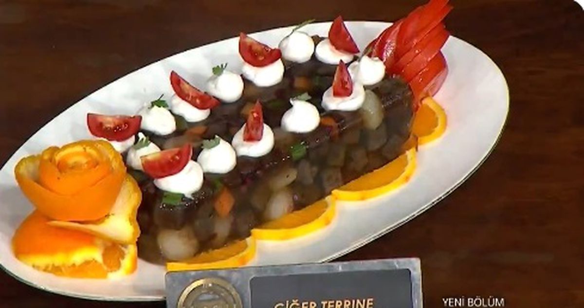 MasterChef Ciğer Terrine tarifi! En güzel Ciğer Terrine tarifi! Ciğer Terrine tarifi nasıl yapılır? Ciğer Terrine için malzemeler!