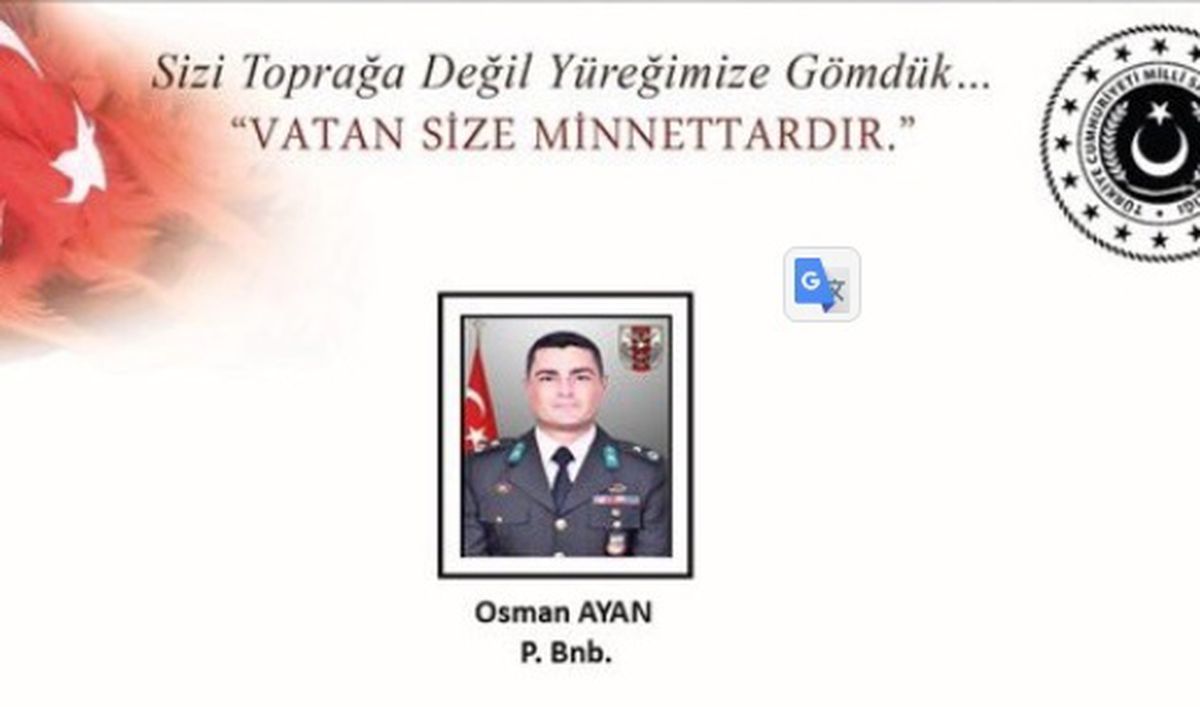Osman Ayan kimdir? Şehit Binbaşı Osman Ayan kaç yaşında, nereli?