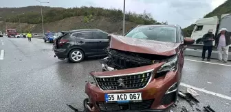 Samsun'da Zincirleme Trafik Kazası: 1'i Ağır 5 Kişi Yaralandı