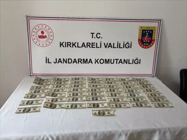 Fake dollar operation in Kırklareli! Fake 5,000 dollars were found