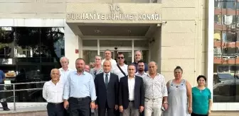 İyi Parti Milletvekili Turhan Çömez, Burhaniye Kaymakamı İlyas Memiş'i ziyaret etti