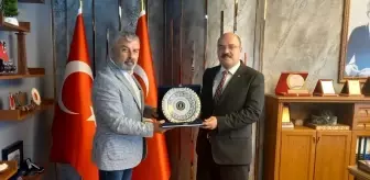 Murat Dağdeviren, Eskişehir Adalet Komisyonu Başkanı Sazak'ı Ziyaret Etti