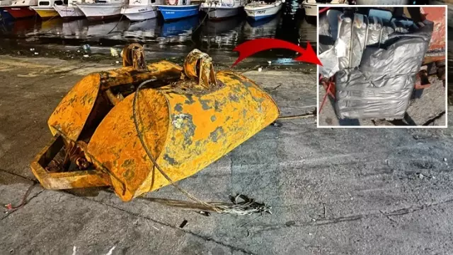 The mysterious object that shook Istanbul! The fisherman found it, and the gendarmerie rushed to the area.