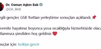 KYK Yurt Başvuru Sonuçları Açıklandı