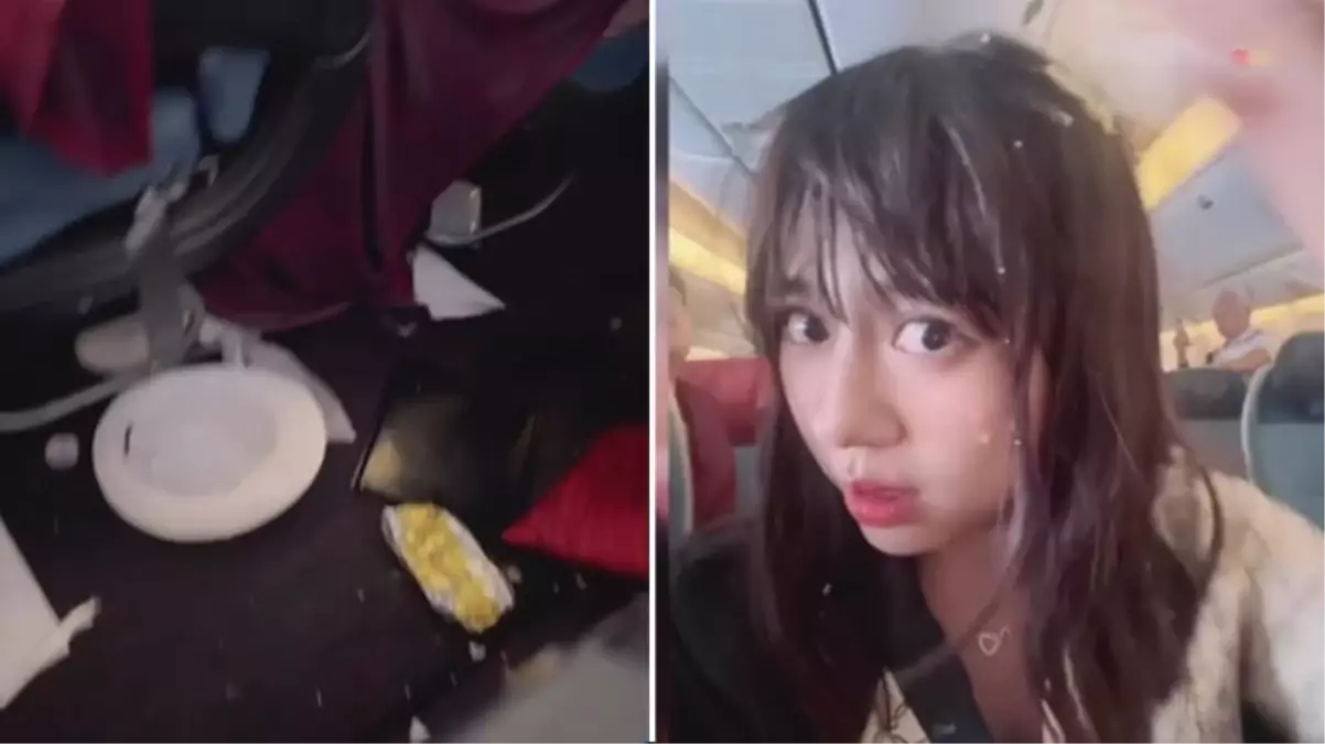 Tüyler ürperten görüntü! İşte THY uçağının türbülansa girdiği anlar