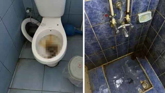 Are the bathrooms and toilets disgusting! Do you think this is what the conscripts deserve?