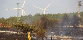 Çanakkale'de Tarım Arazisinde Yangın Kontrol Altına Alındı