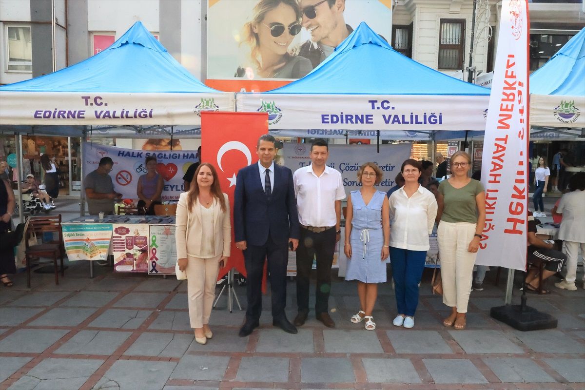 Edirne'de Halk Sağlığı Haftası kapsamında sağlıklı hayat merkezleri tanıtıldı