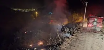 Kumluca'da Makilik Alanda Çıkan Yangın Kısa Sürede Söndürüldü