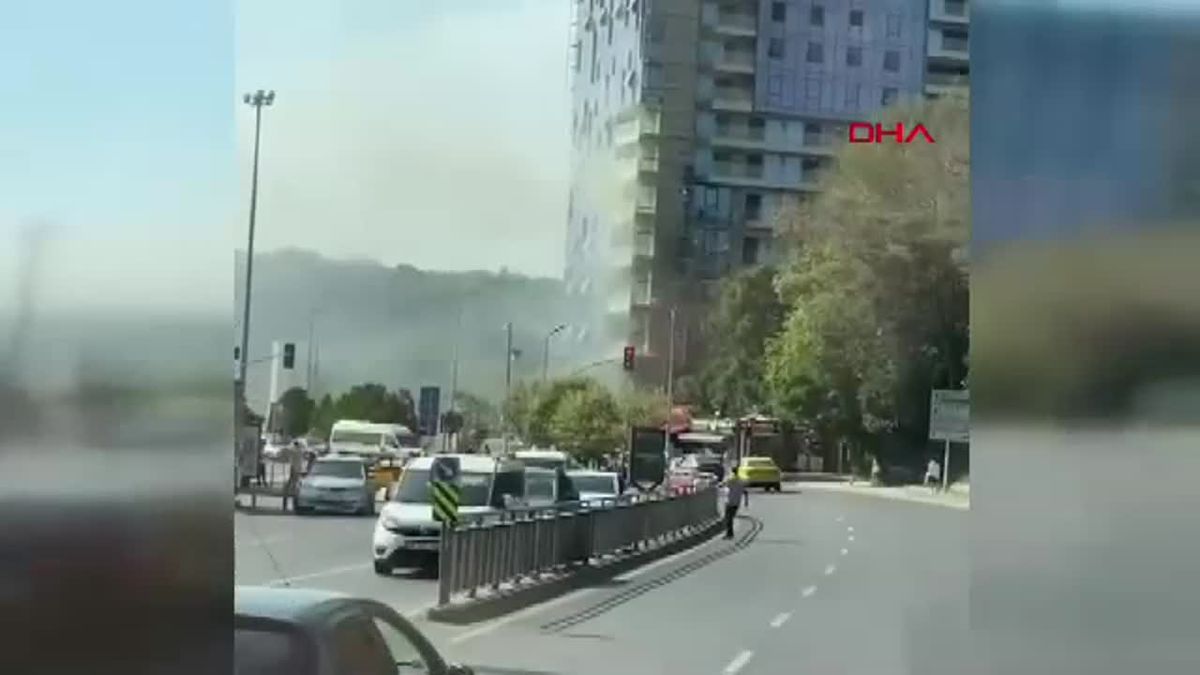 Sarıyer'deki Otel İnşaatında Yangın Çıktı