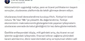 Fitch, Türkiye'nin Kredi Notunu Yükseltti