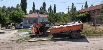 Çorum'un Alaca ilçesinde traktör kullanırken kalp krizi geçiren şahıs hayatını kaybetti