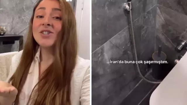 She shared a video from her mother-in-law's house! Toilet culture that surprised the Turkish girl who married to Iran.