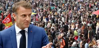 Macron'un son hatası, ülkeyi yangın yerine çevirdi! Binlerce kişi sokaklara döküldü