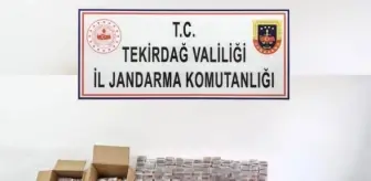 Tekirdağ'da Yasa Dışı Tütün Ticareti Operasyonu