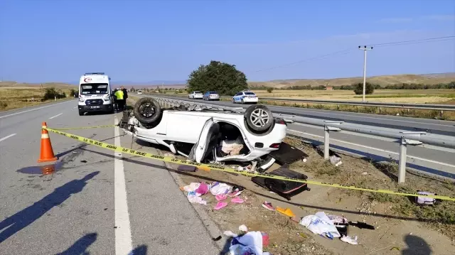 Tragic accident in Çorum: Police couple lost their lives, their children injured.