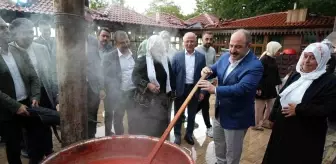 AK Parti Milletvekili Mustafa Varank, Saitabat Köy Kadınları Yardımlaşma Derneği'ni ziyaret etti