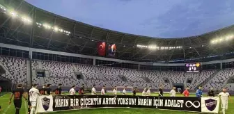 Orduspor 1967-Edirnespor Maçında Narin Güran Anısına Pankart Açıldı