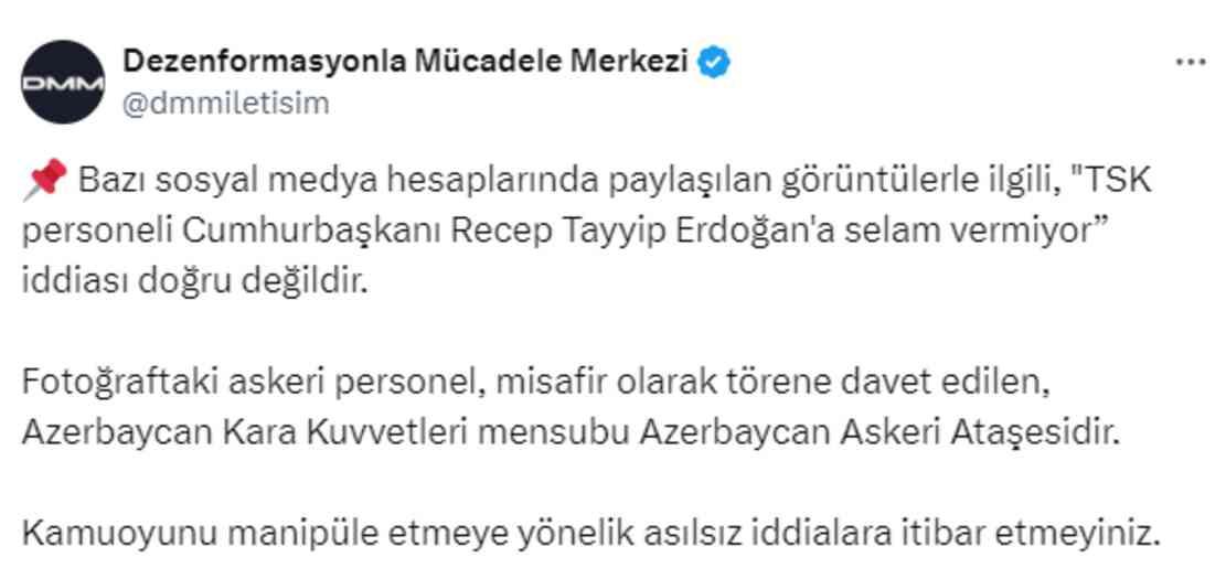 Askerin Erdoğan'a selam vermediği iddia edilmişti! Cumhurbaşkanlığı işin aslını açıkladı