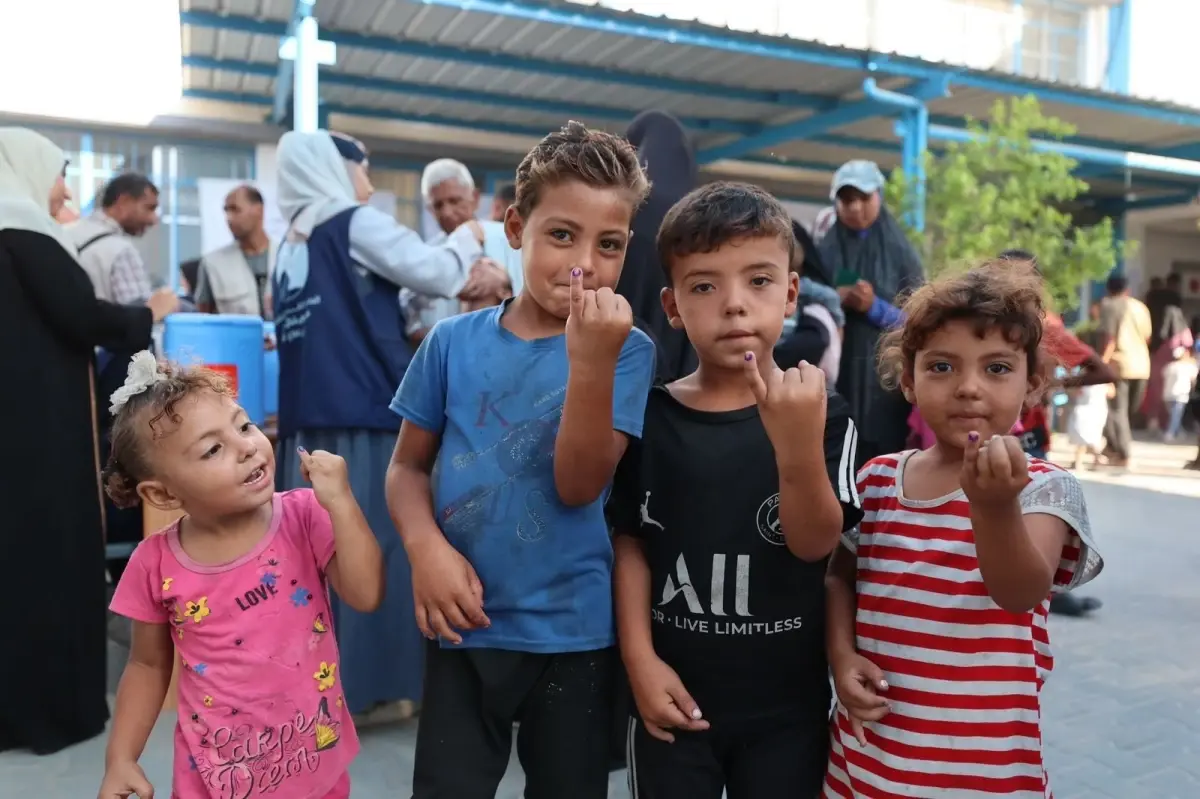 Gazze'de çocuk felci aşılama kampanyası tamamlandı