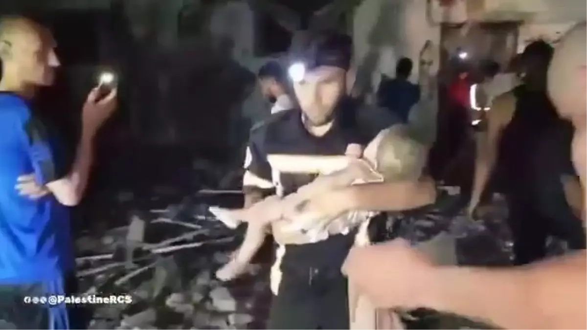 Filistin Kızılayı: İsrail saldırısında 1 ölü, 3 yaralı