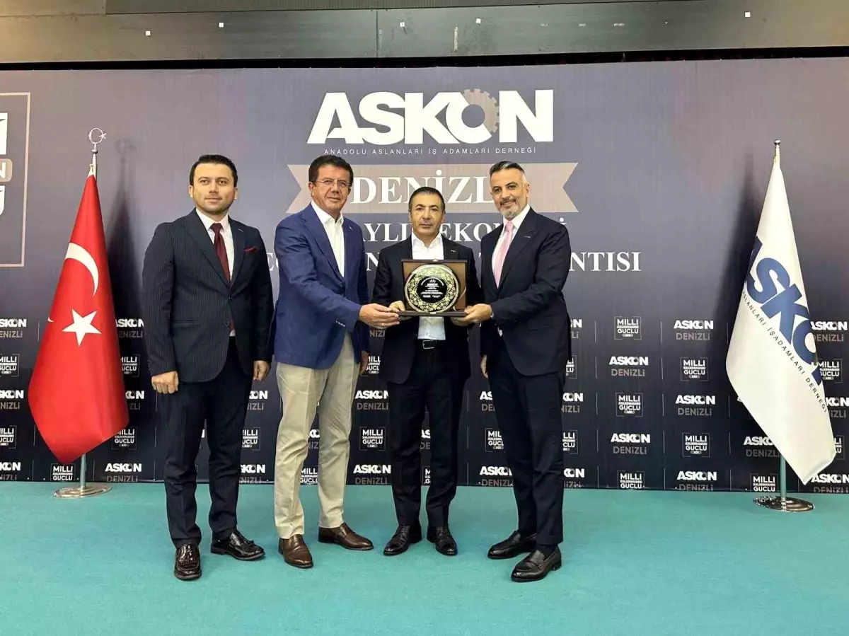 Denizli Ticaret Odası Başkanı Uğur Erdoğan, ASKON Denizli Şubesi'ni Tebrik Etti