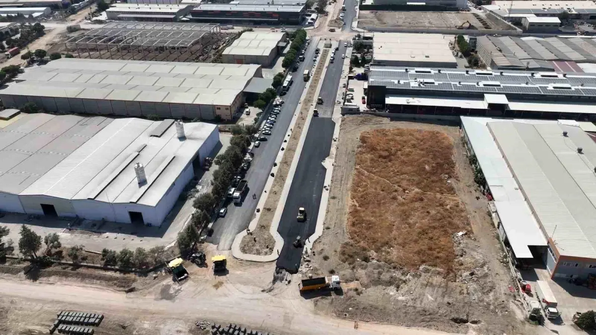 Manisa'da Muradiye OSB'de Altyapı Çalışmaları Tamamlandı