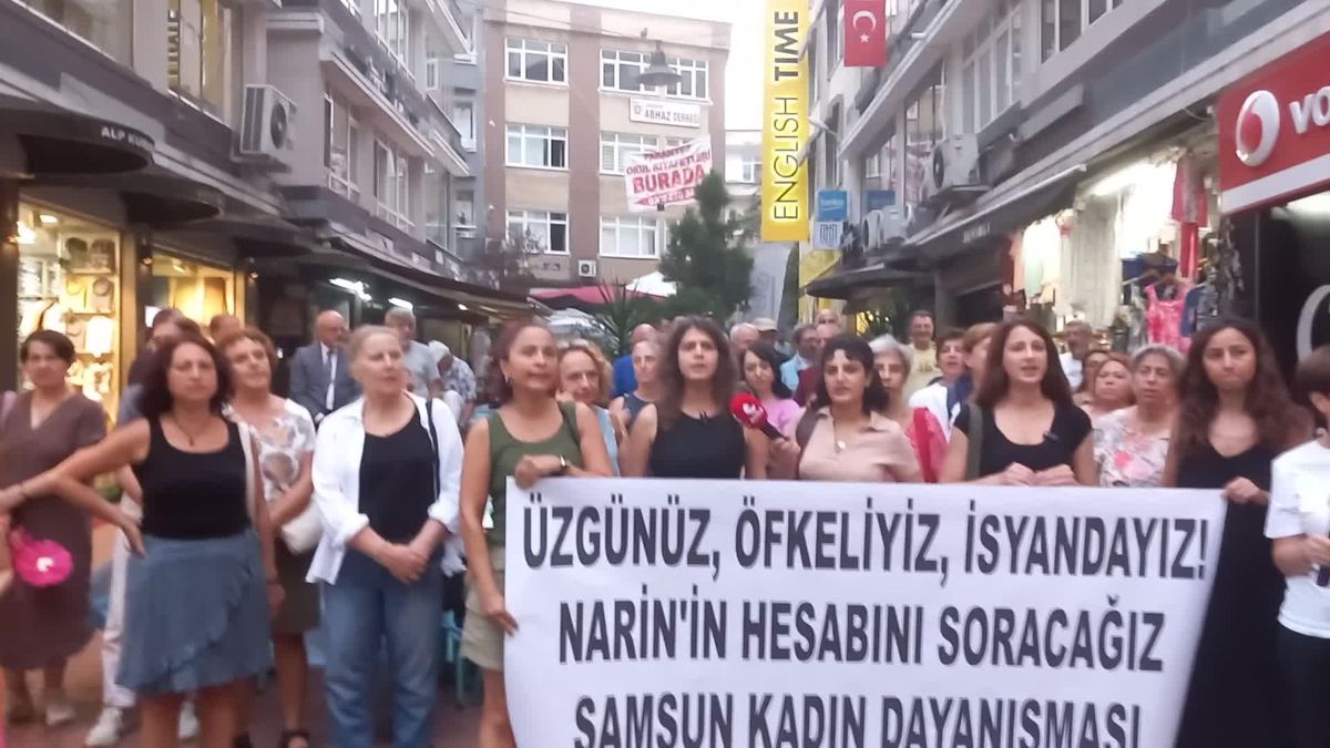 Samsun Kadın Dayanışması, Narin Güran'ın Katledilmesine Tepki Gösterdi