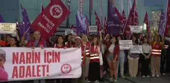 TİP İstanbul İl Örgütü, Narin Güran için eylem yaptı