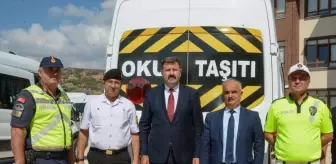 Tokat'ta okul servisi şoför ve rehber personeline trafik eğitimi verildi