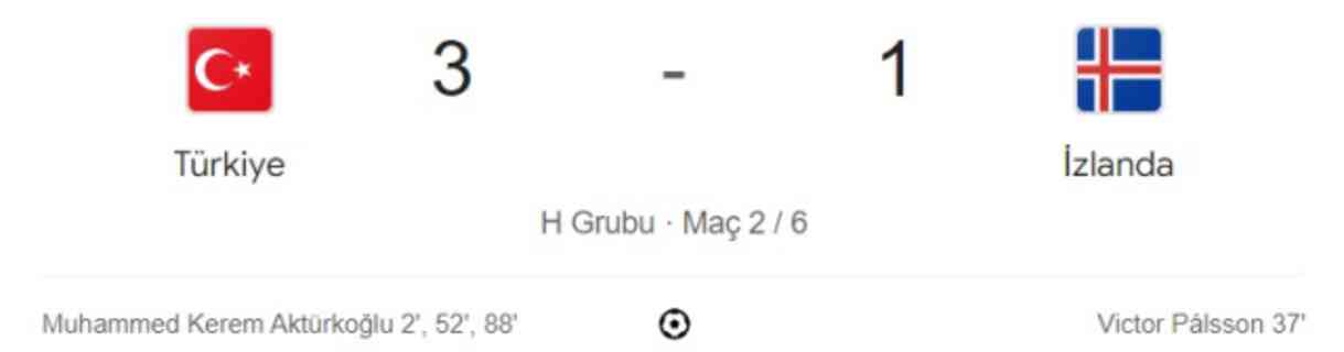 Türkiye İzlanda maçı kaç kaç, bitti mi? MAÇ SONUCU! Türkiye İzlanda golleri kim attı, canlı maç anlatımı!