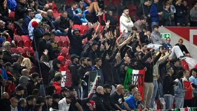 They did it while singing national anthems! Unprecedented Israeli protest from Italian fans.