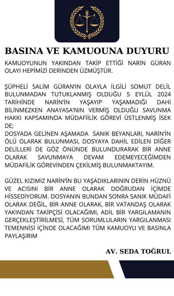 Amcayı ilk başta ölümüne savunan avukat çark etti