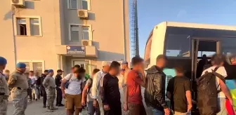 Mersin'de düzensiz göçmen operasyonu: 50 göçmen ve 1 organizatör yakalandı