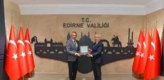 İstanbul Üniversitesi Rektörü Edirne Valisi'ni ziyaret etti