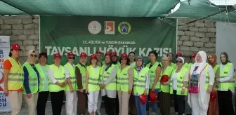 Tavşanlı Höyük'teki kazıya kadın girişimcilerden destek