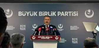 Mustafa Destici: İdamla İlgili Teklifimde Samimiyet Sınıfı Kalındı