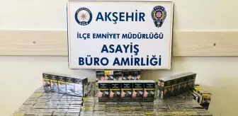 Akşehir'de Kaçak Tütün ve Sigara Operasyonu