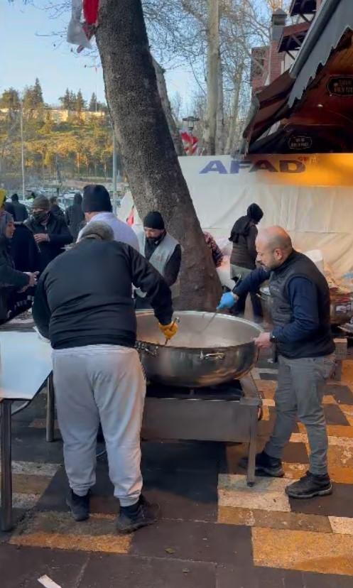 He was killed because he wanted too much water! The image in the tents of the earthquake victims broke hearts