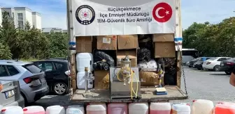 Küçükçekmece'de Sahte Parfüm Operasyonu